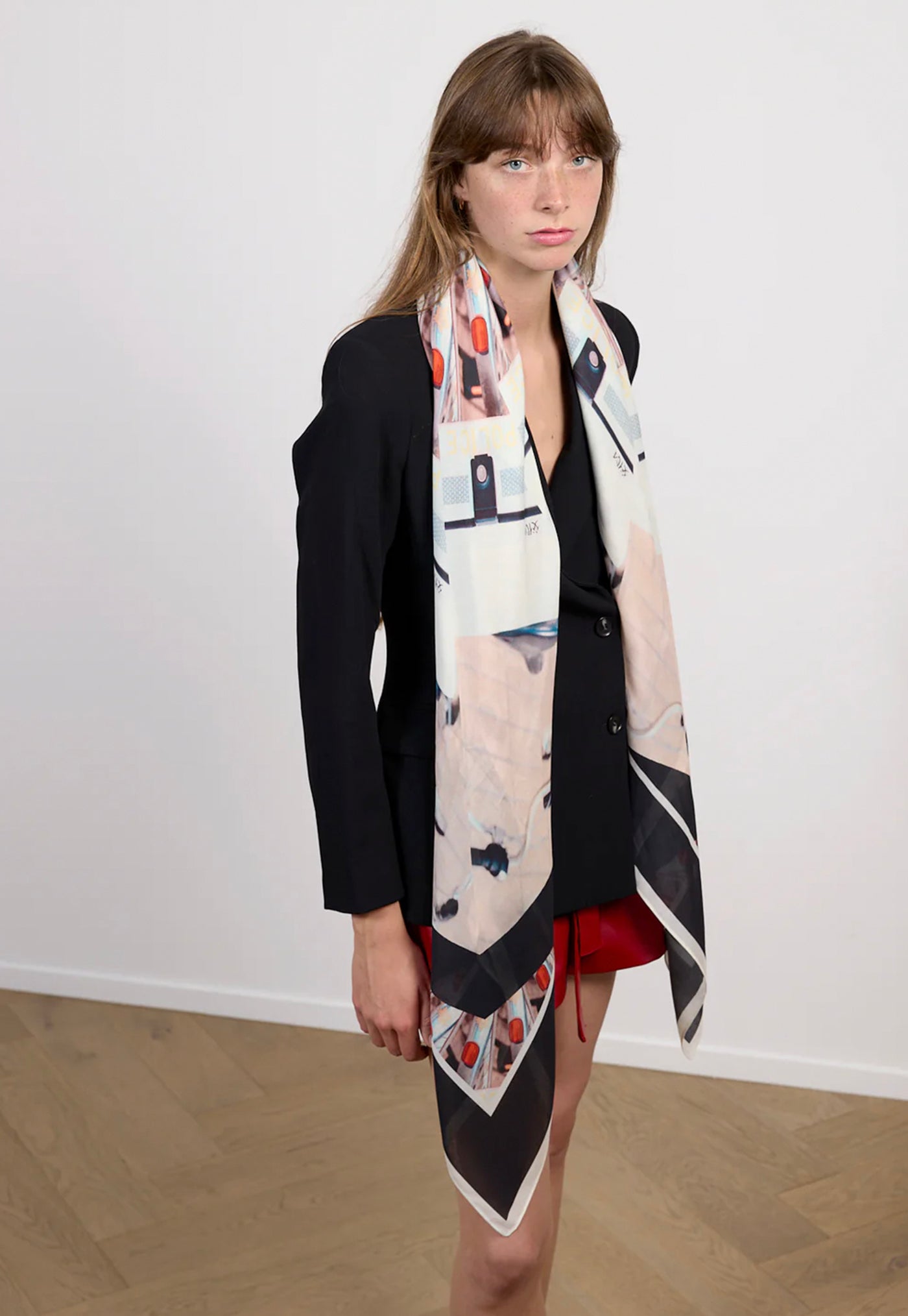 Cashmere Blend Square Scarf - Tokyo Study 3