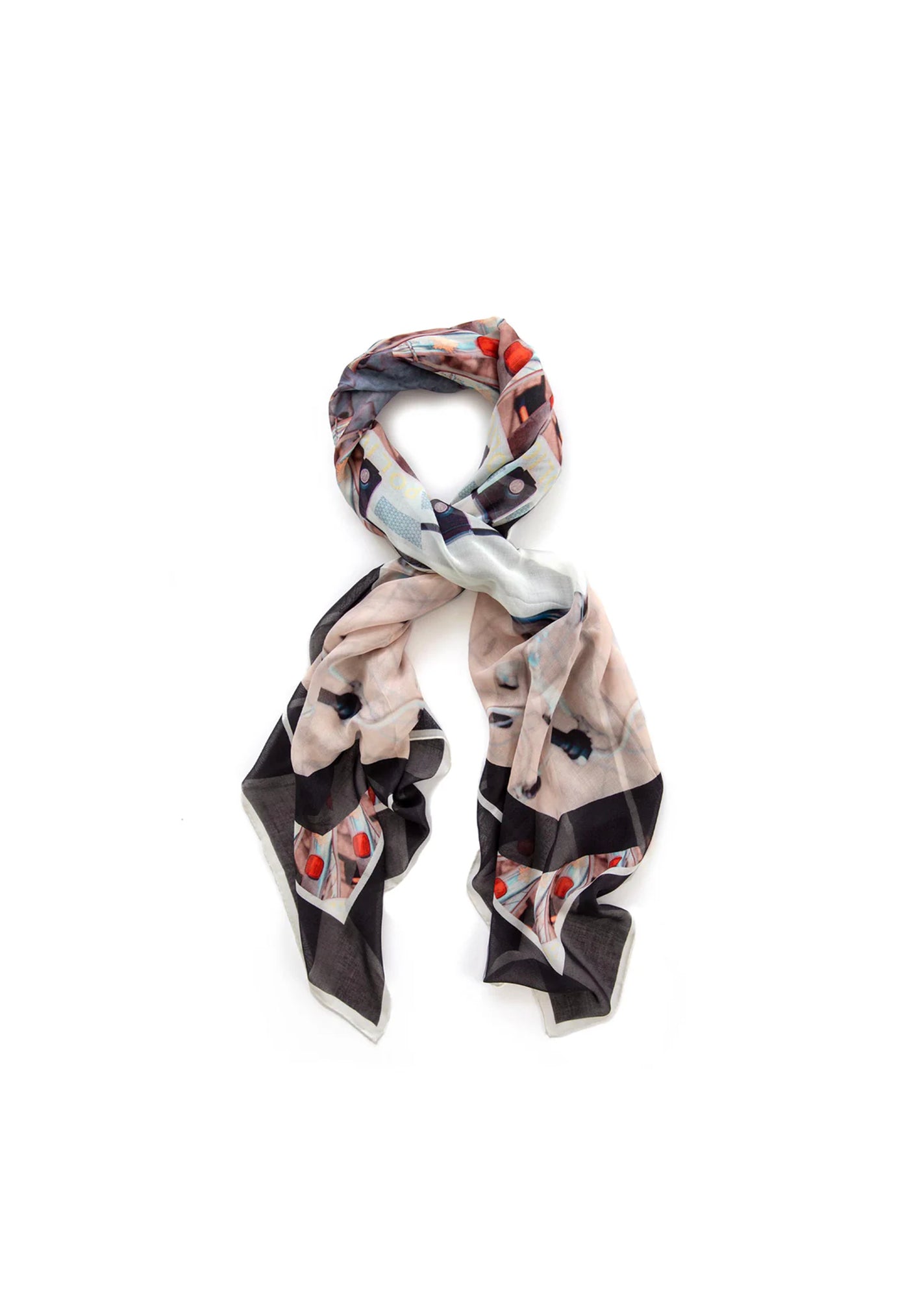 Cashmere Blend Square Scarf - Tokyo Study 3