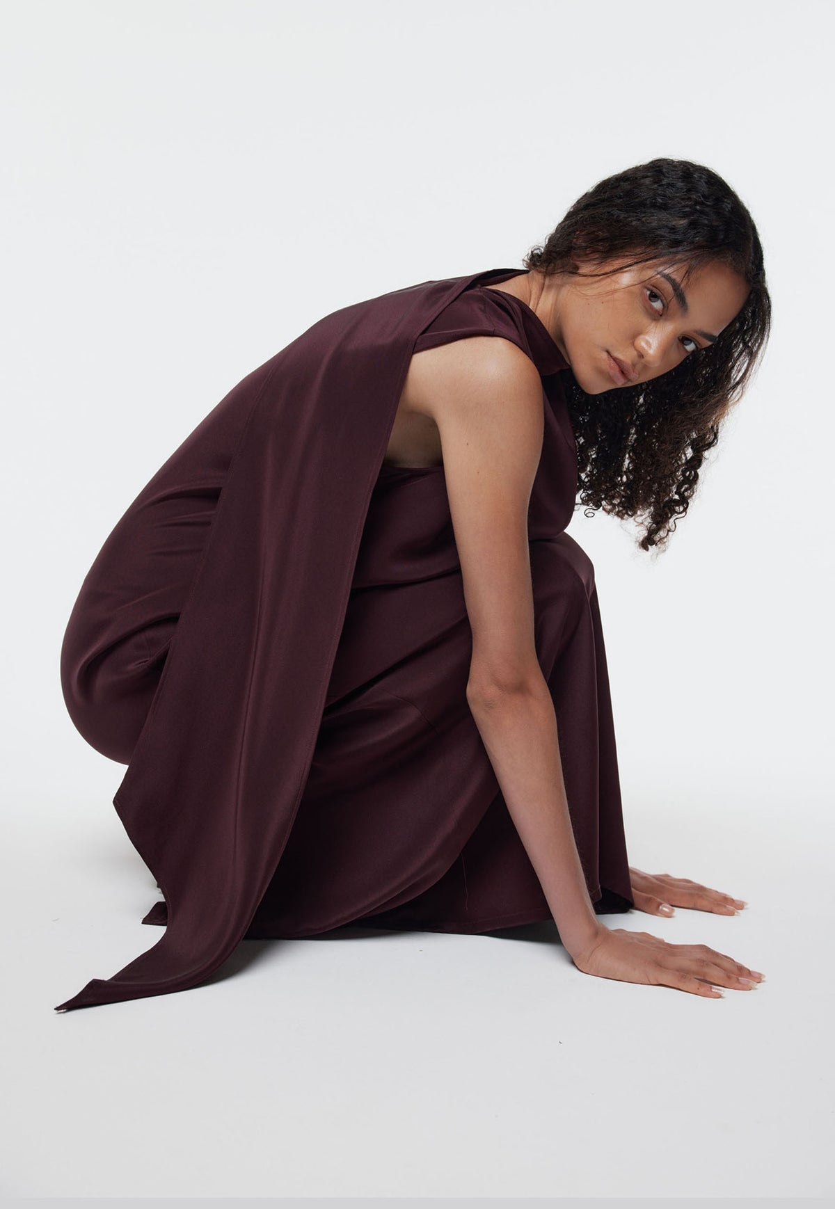 Rosine Dress - Damson