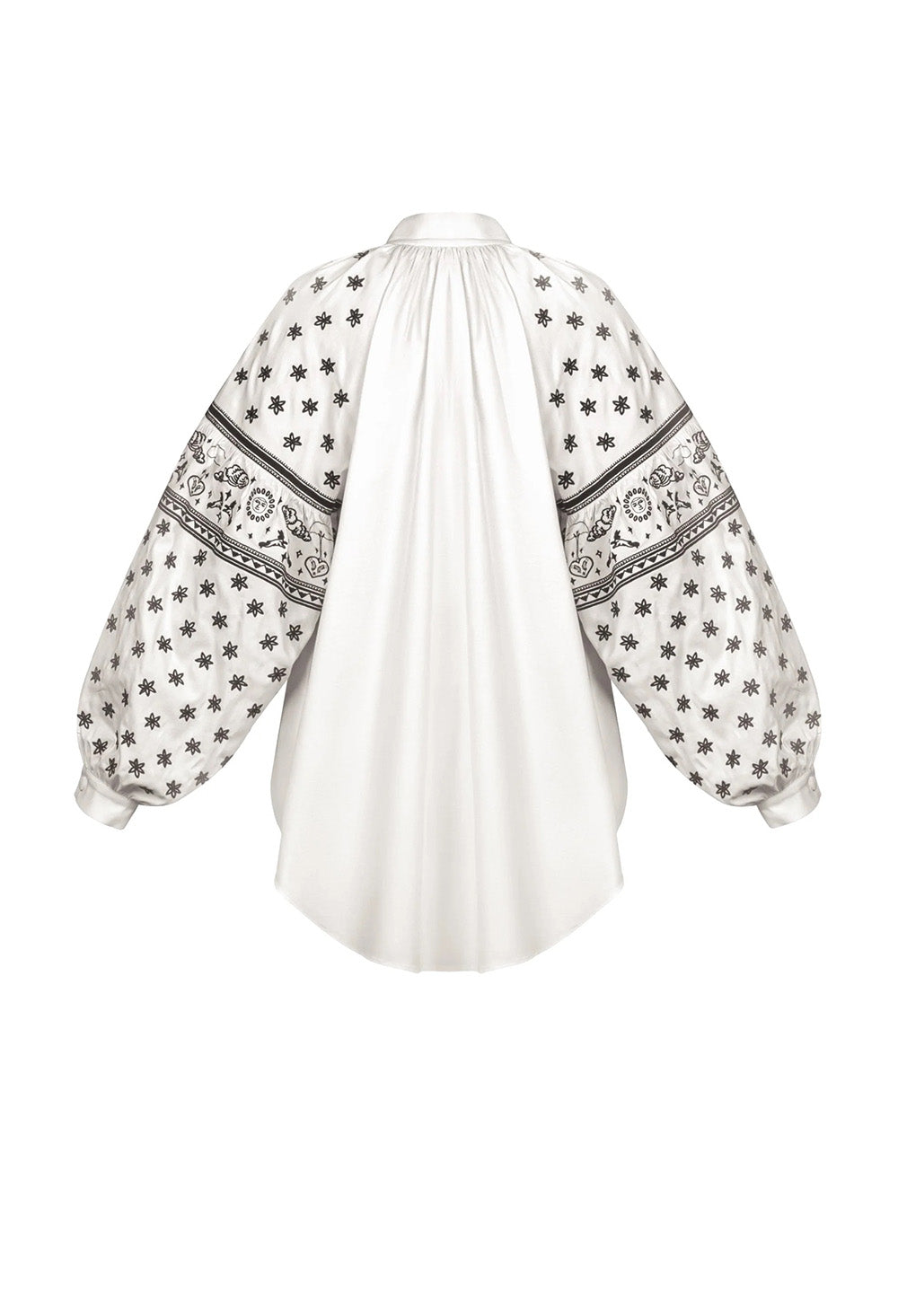 Franka Embroidered Shirt - White
