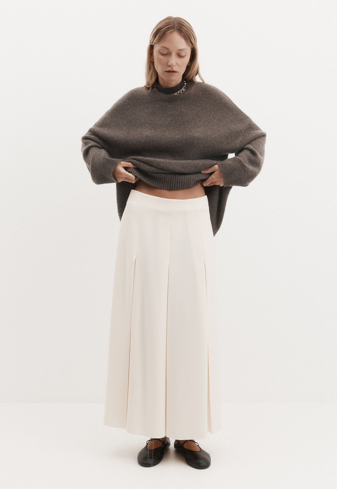 Ava Skirt - Bone
