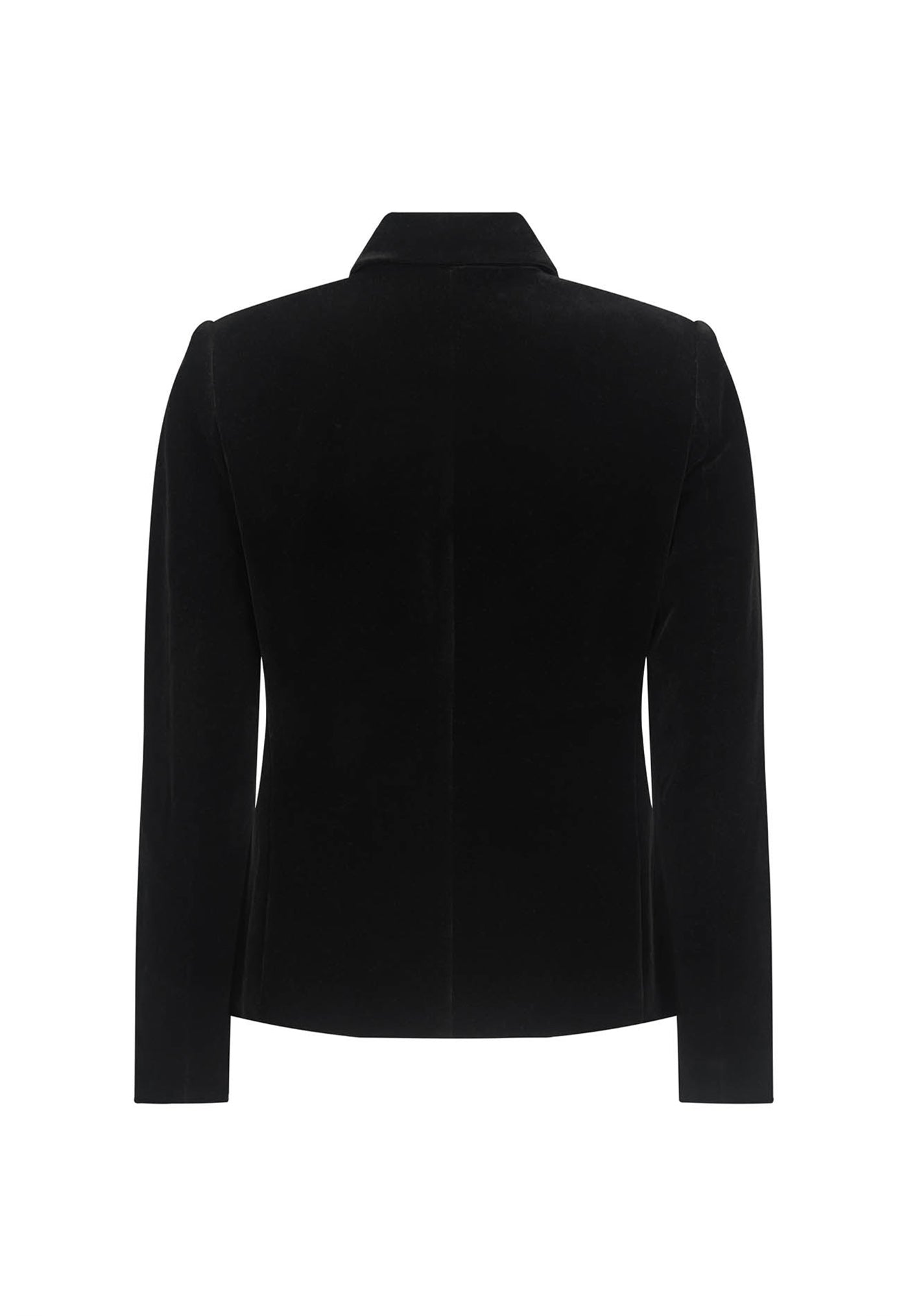 Bardot Blazer - Black Velvet