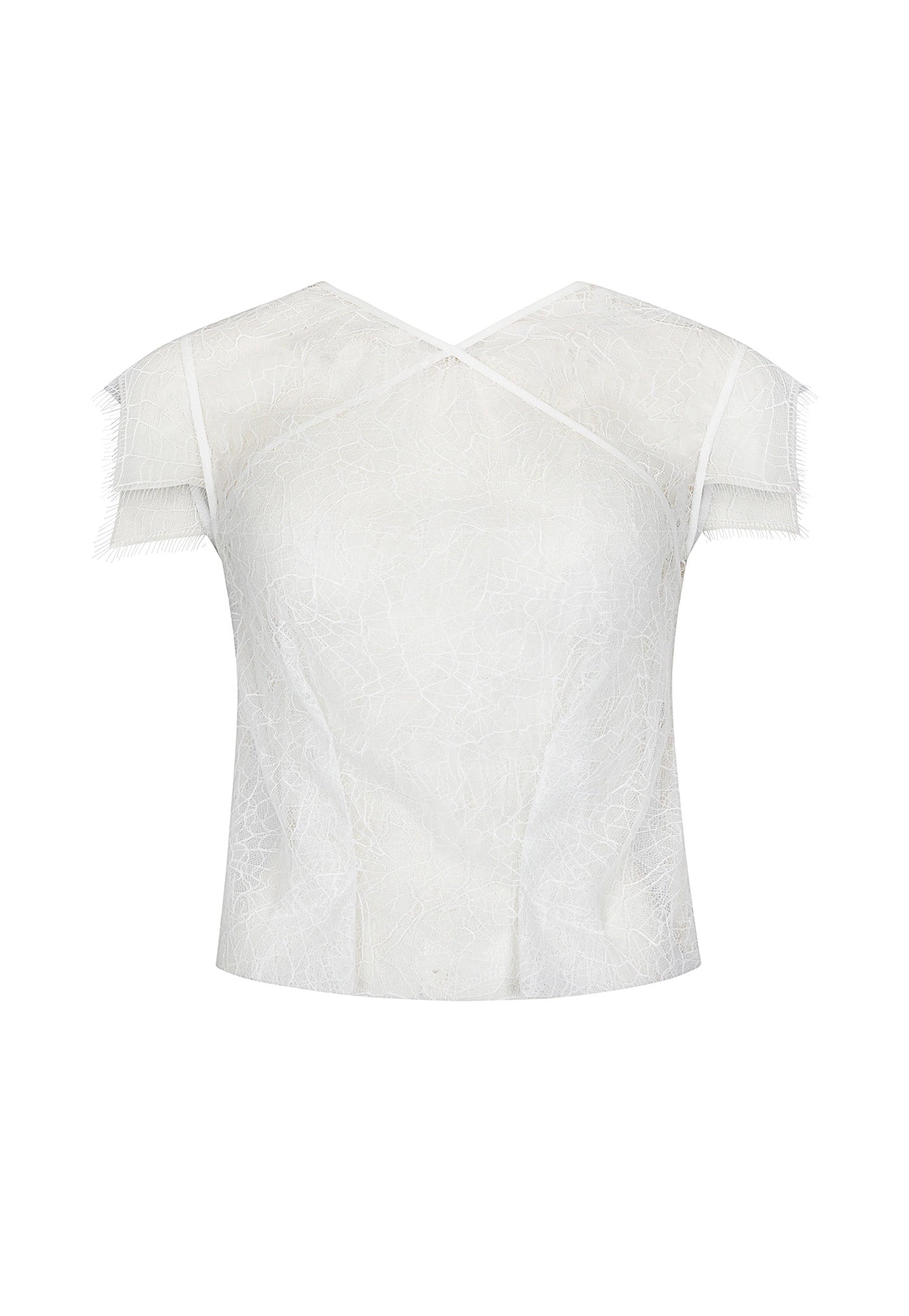 Camilla Top - White Lace