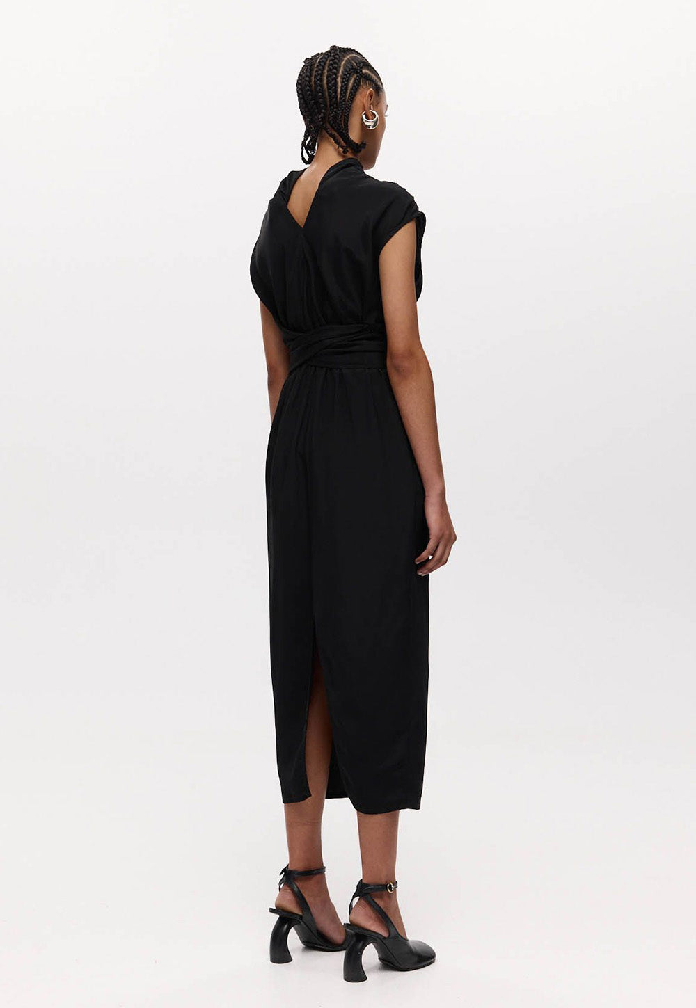 Chaimberlain Dress - Black Silk