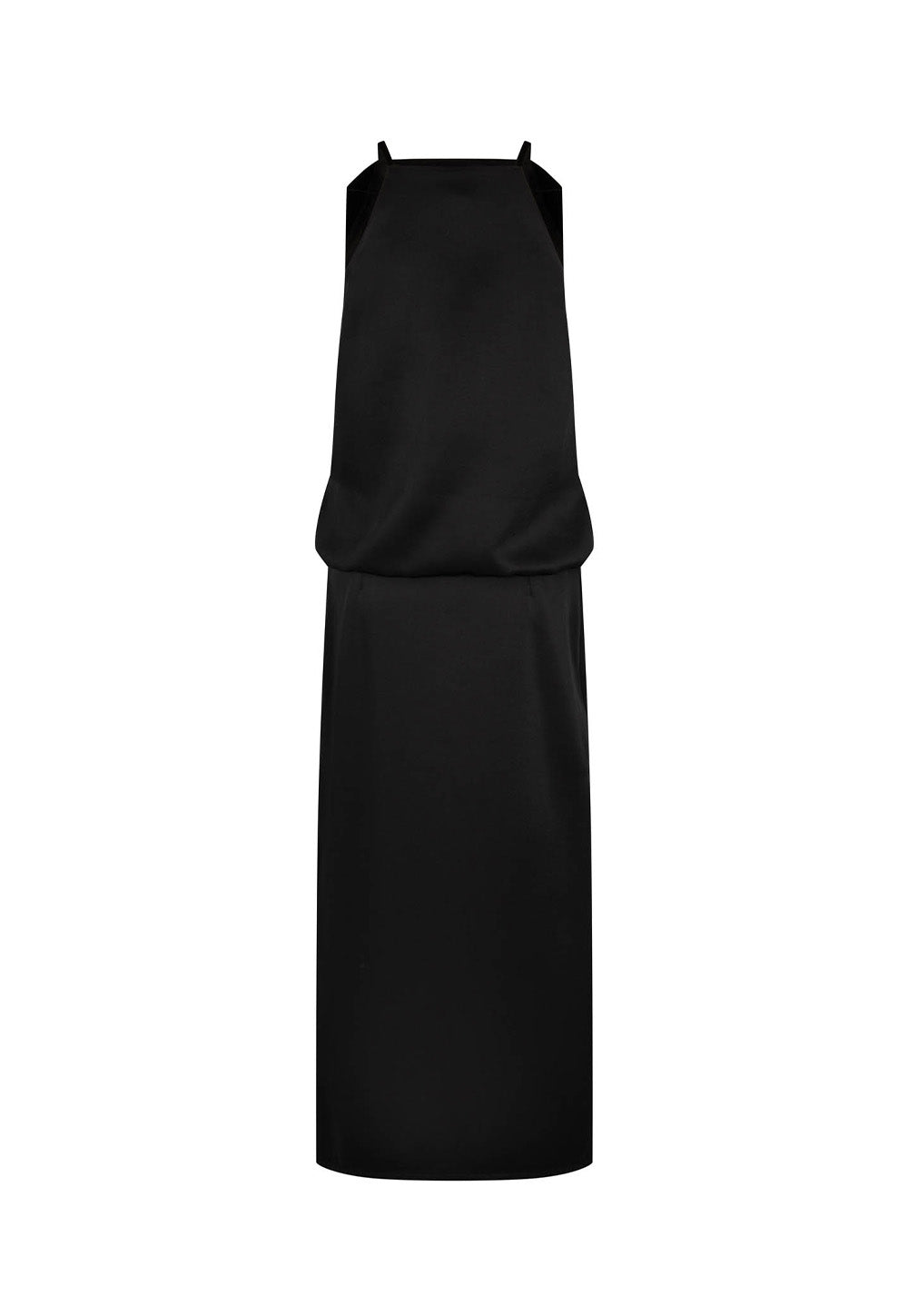 Hubert Halter Dress - Black