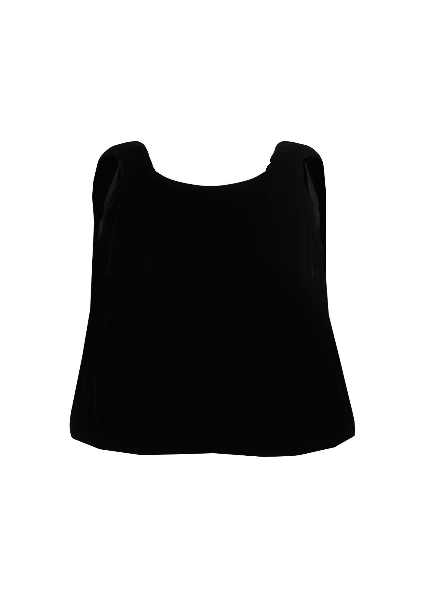 Knot Top - Black Velvet