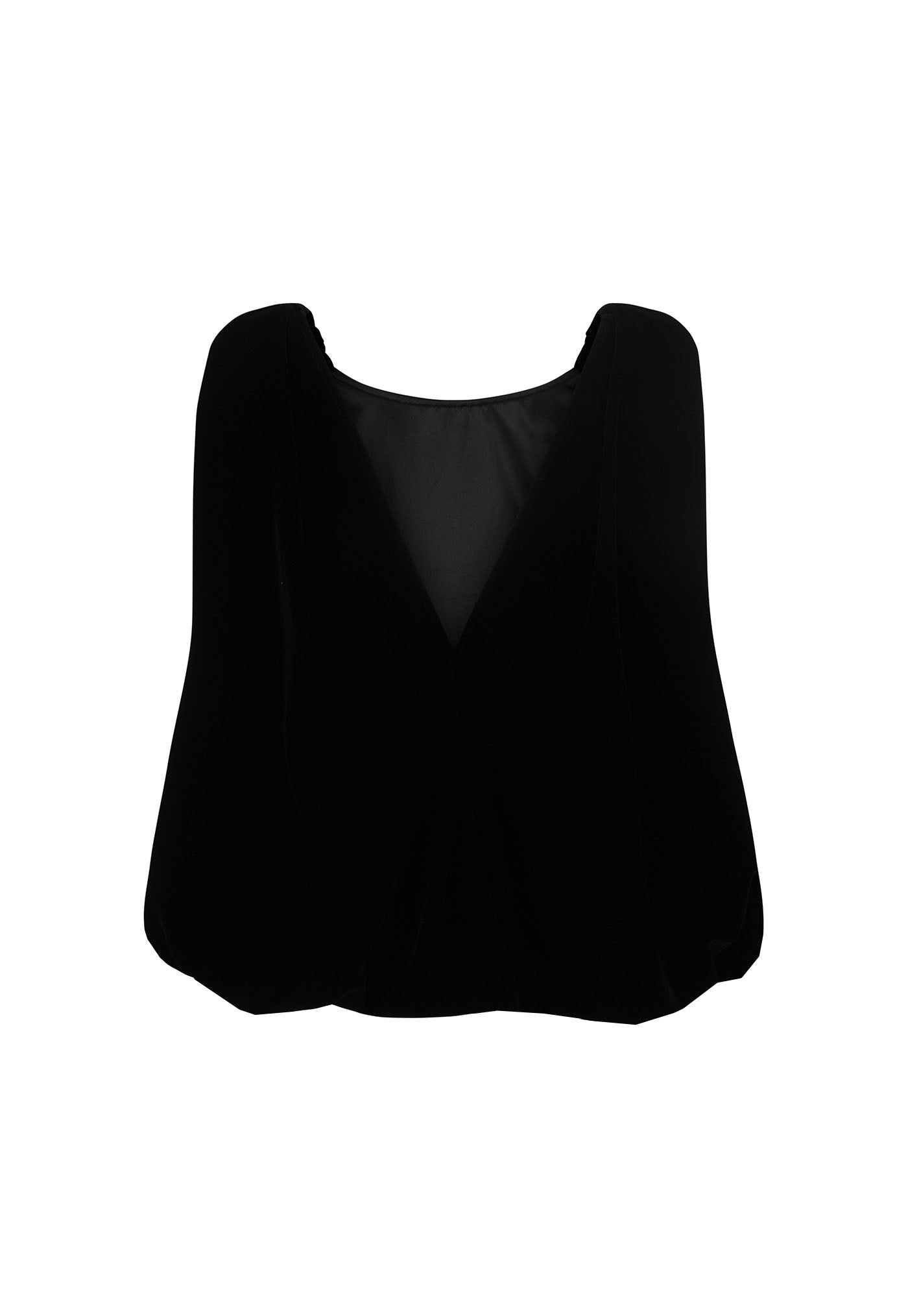 Knot Top - Black Velvet