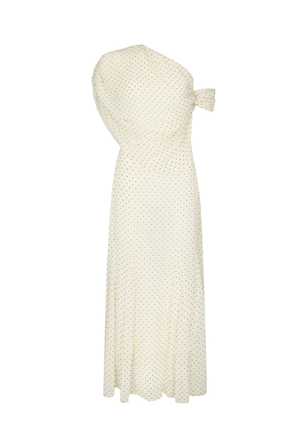 Lucille Dress Cream - Polka Dot