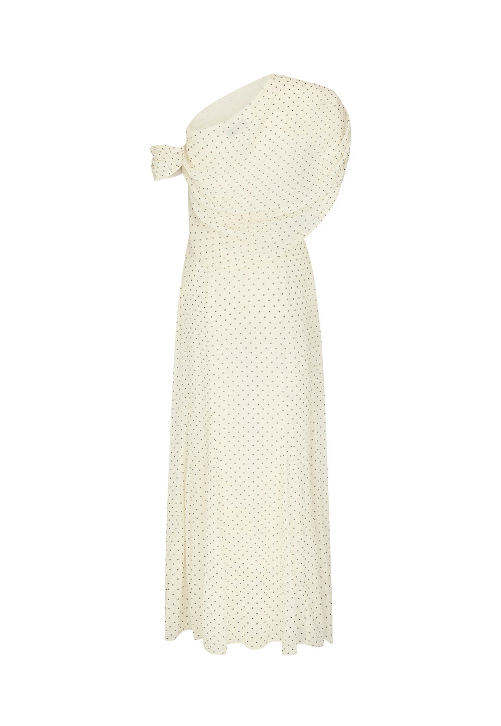Lucille Dress Cream - Polka Dot
