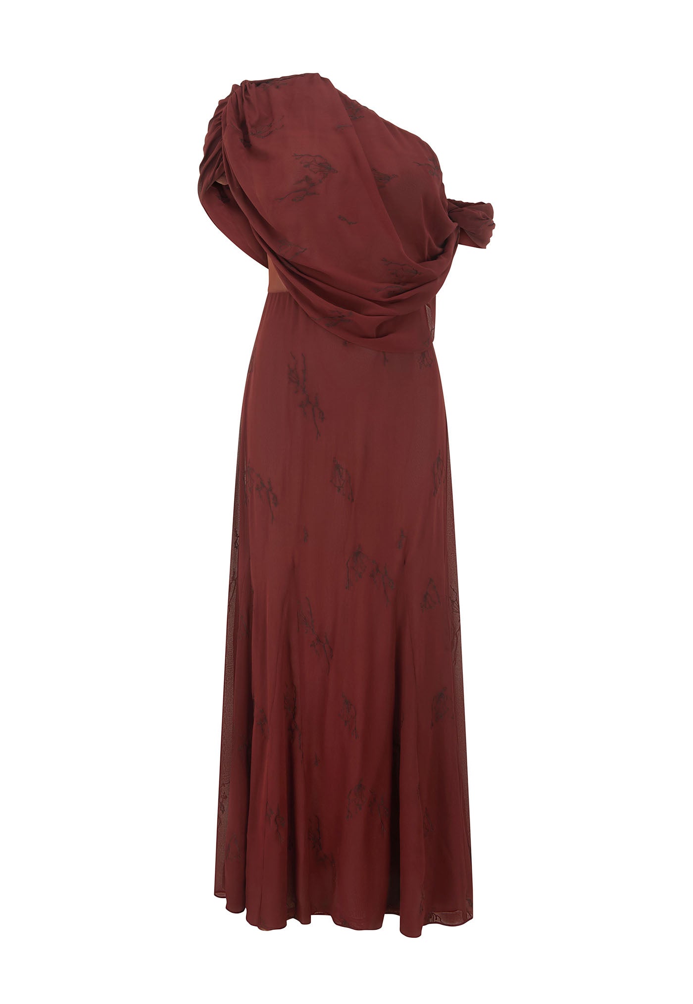 Lucille Dress - Burgundy