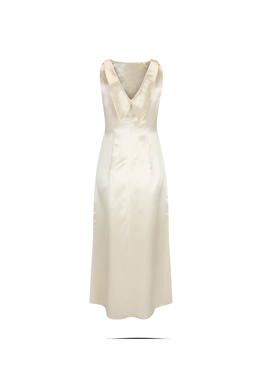Shereen Dress - Ivory Satin
