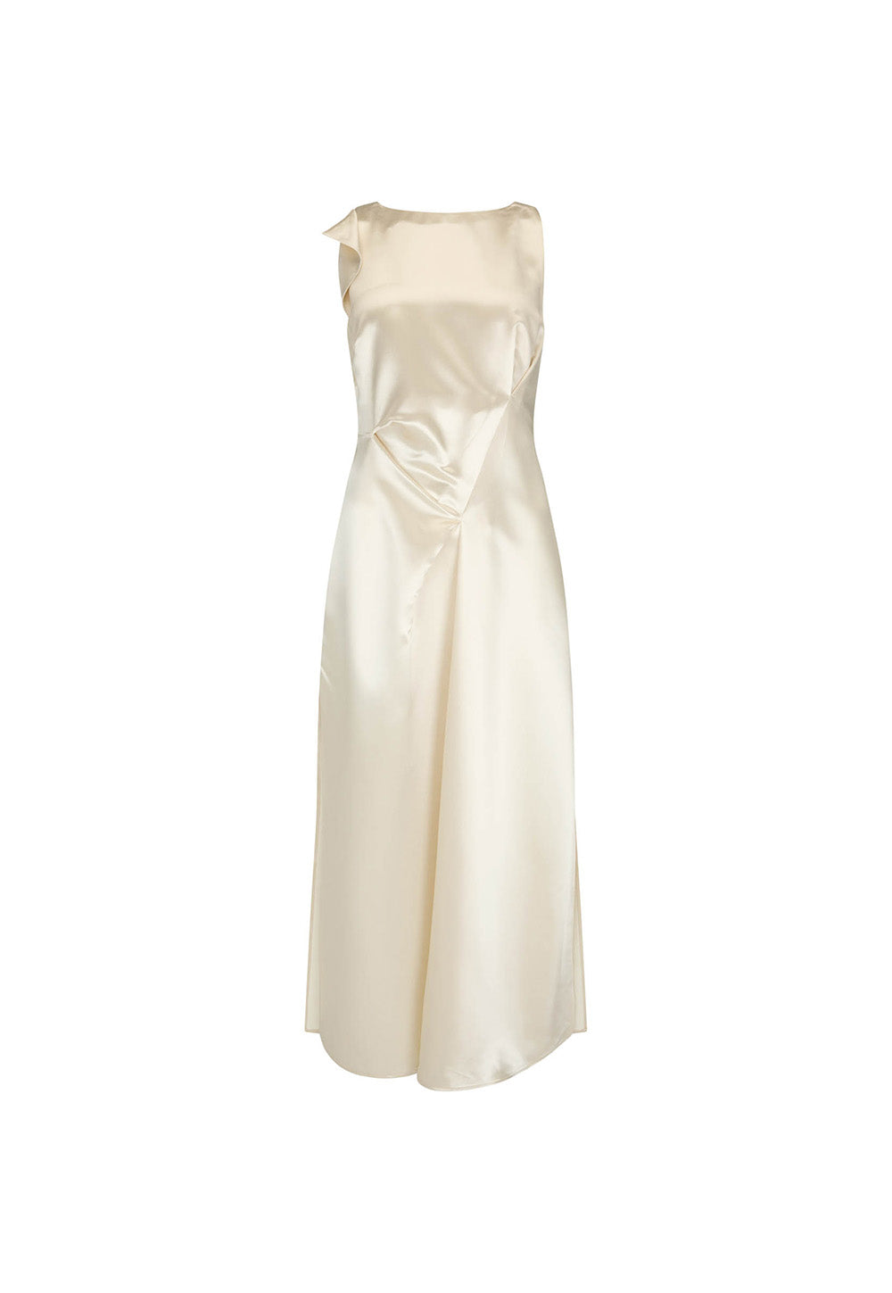 Shereen Dress - Ivory Satin