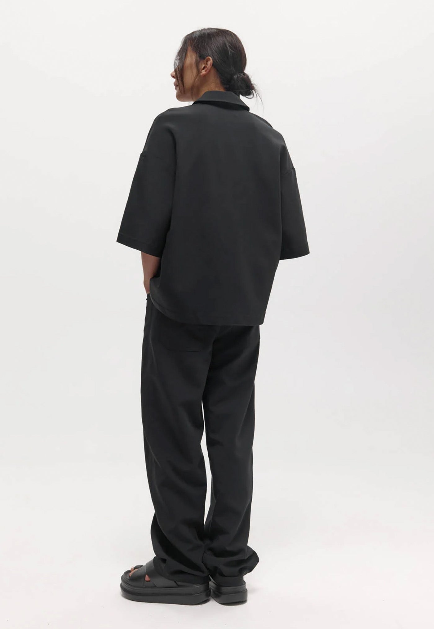 Short Sleeve Orwell Polo - Black
