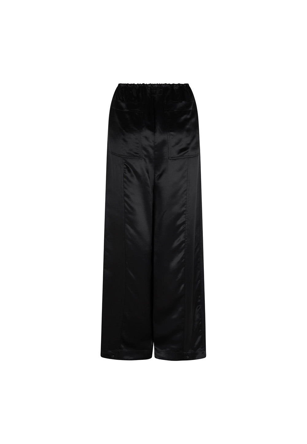 Tanaka Trouser - Black Satin