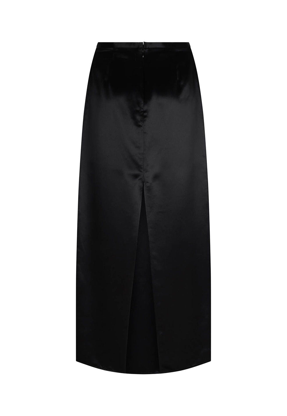 Tilda Skirt - Black Satin
