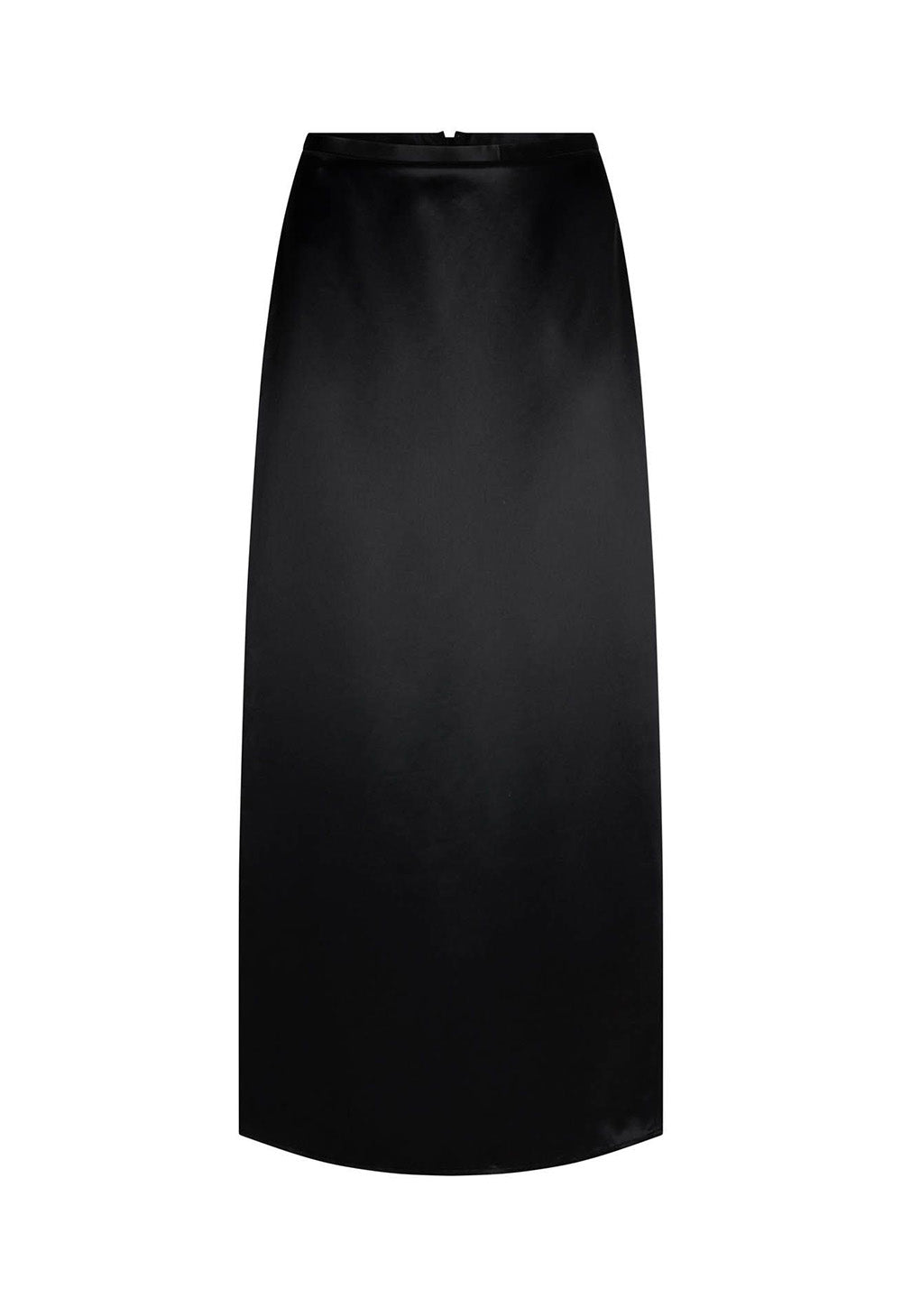 Tilda Skirt - Black Satin