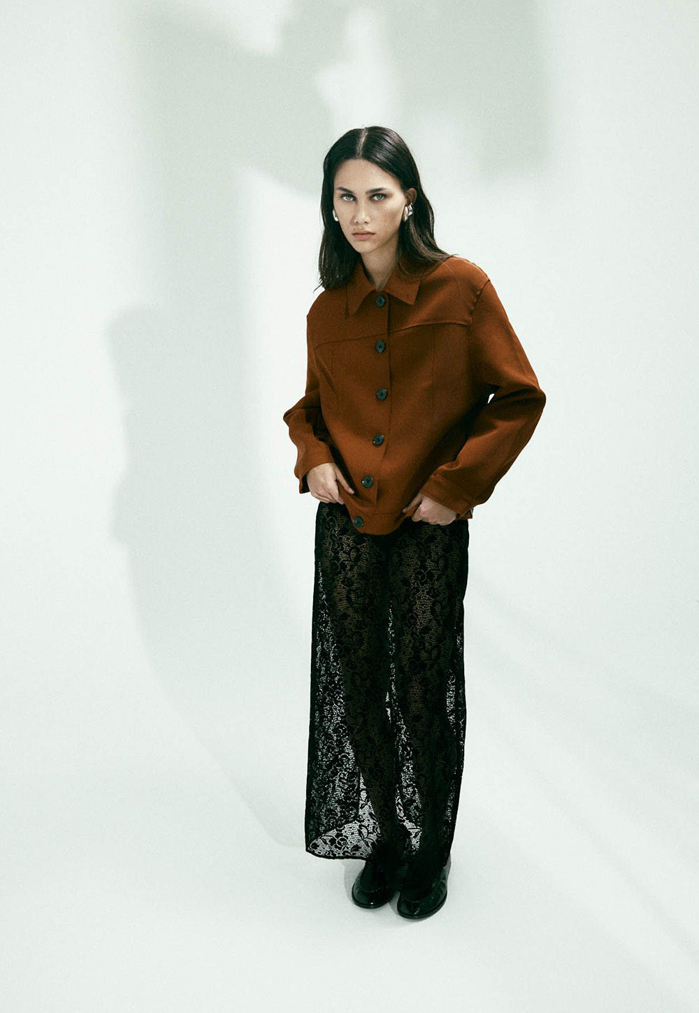 Tilda Skirt - Black Lace