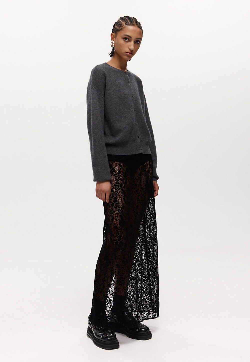 Tilda Skirt - Black Lace