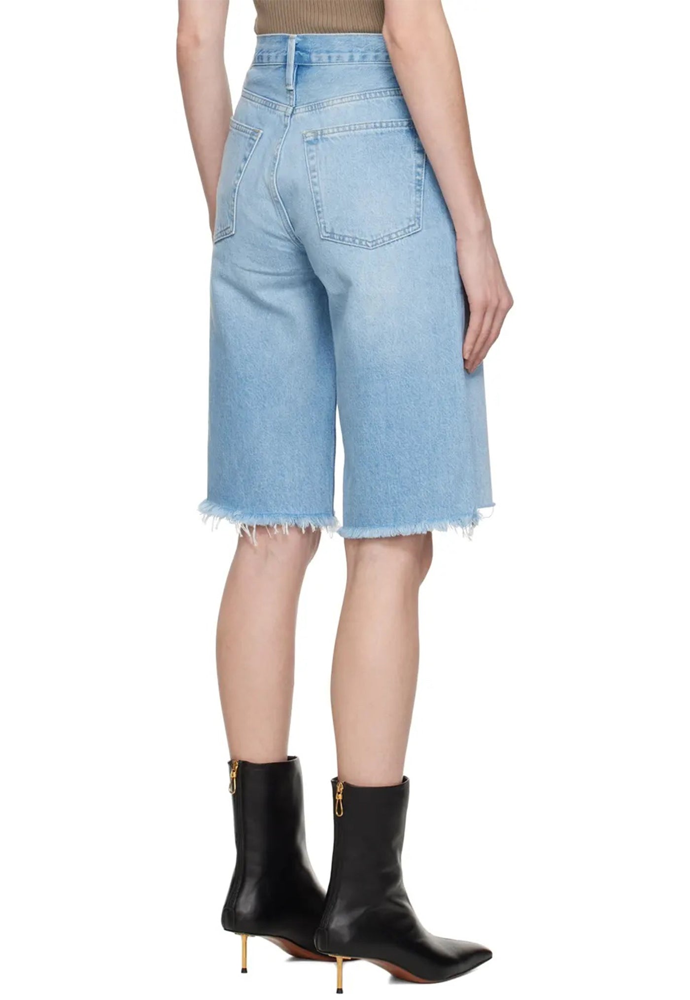 High Rise Wide Leg Bermuda - Zona sold by Angel Divine