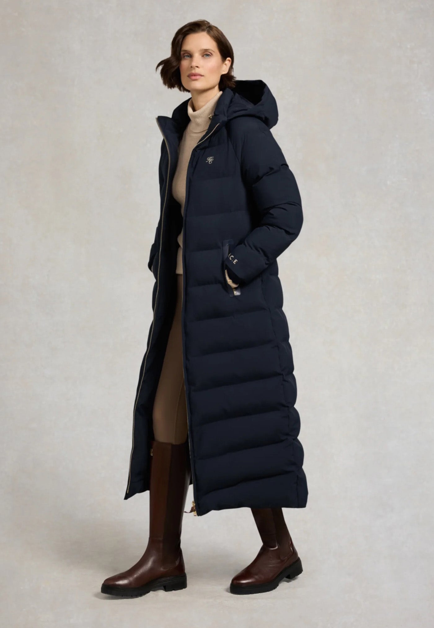 Chiltern Longline Yard Coat - Ink Navy