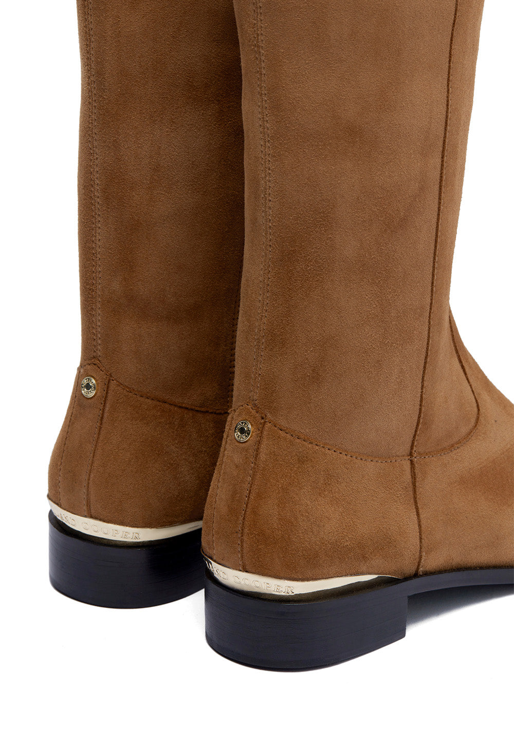 Albany Knee Boot - Tan Suede sold by Angel Divine
