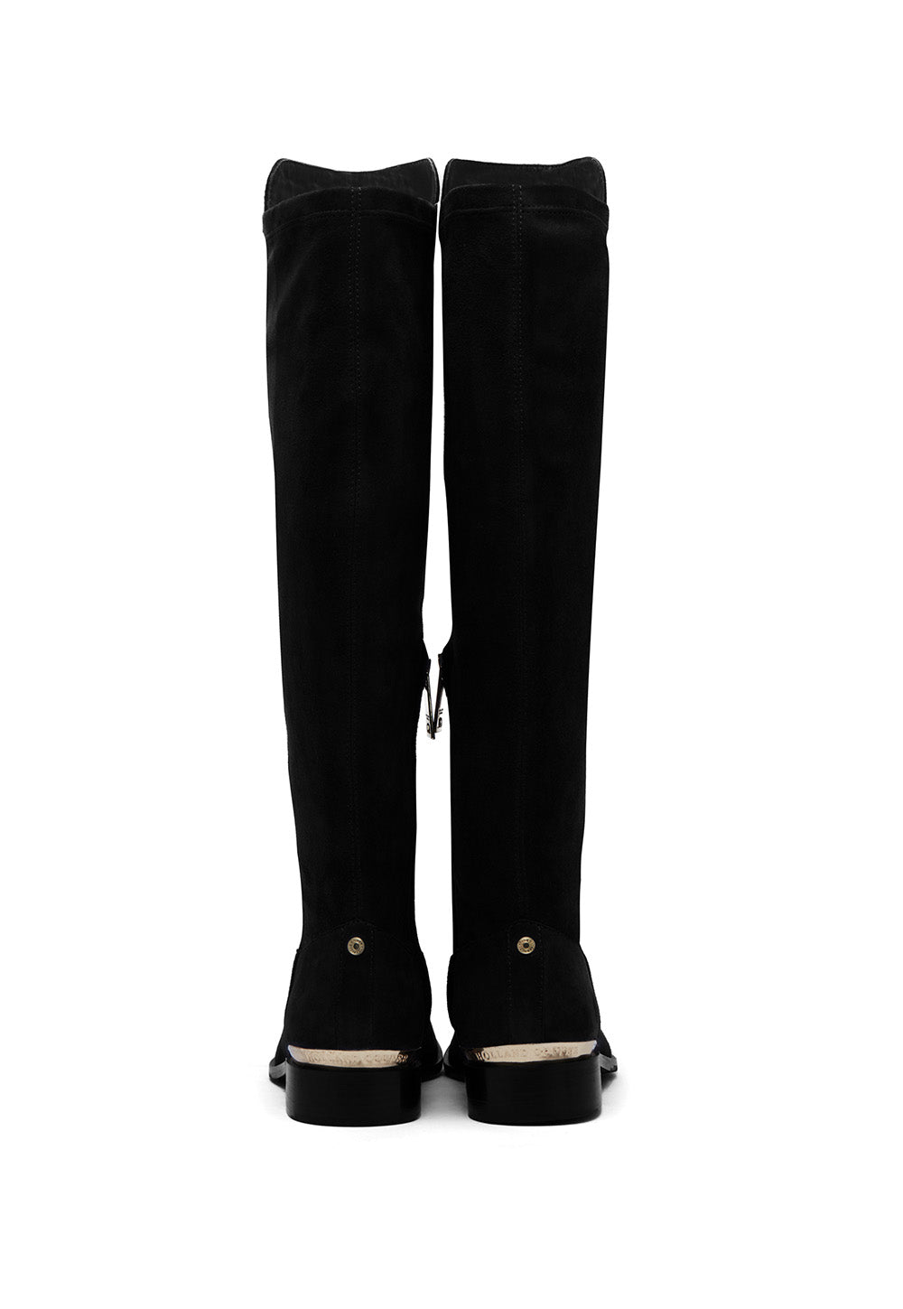 Albany Knee Boot - Black Suede sold by Angel Divine