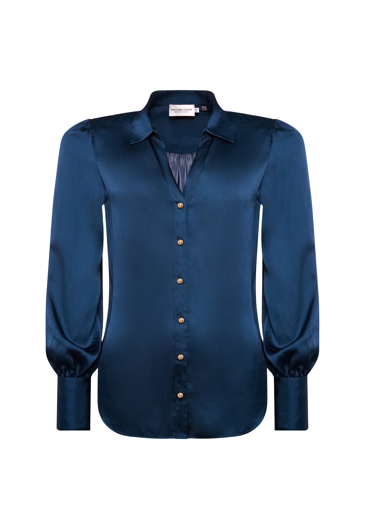 Annie V-Neck Shirt - Petrol