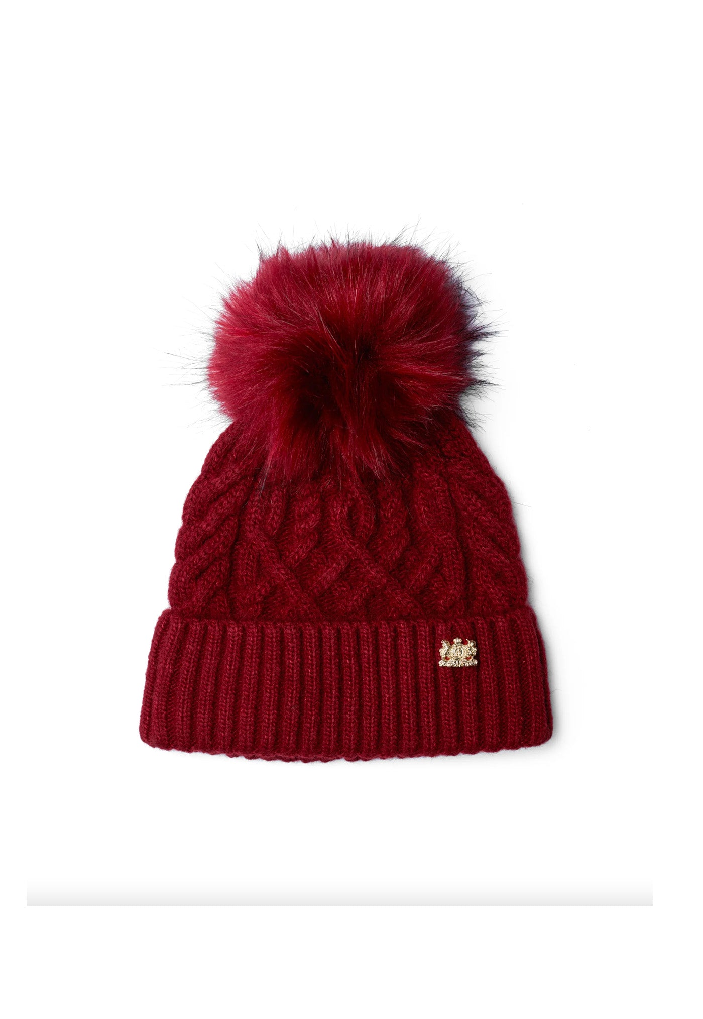 Windsor Bobble Hat - Burgundy sold by Angel Divine