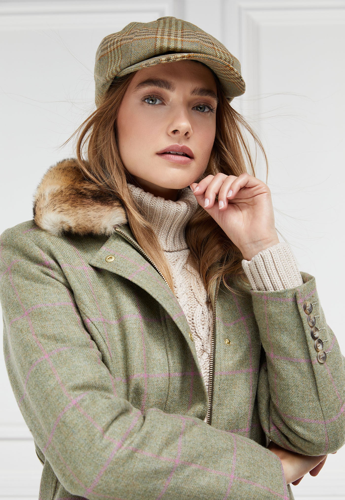 Baker Boy Tweed Cap - Leveret