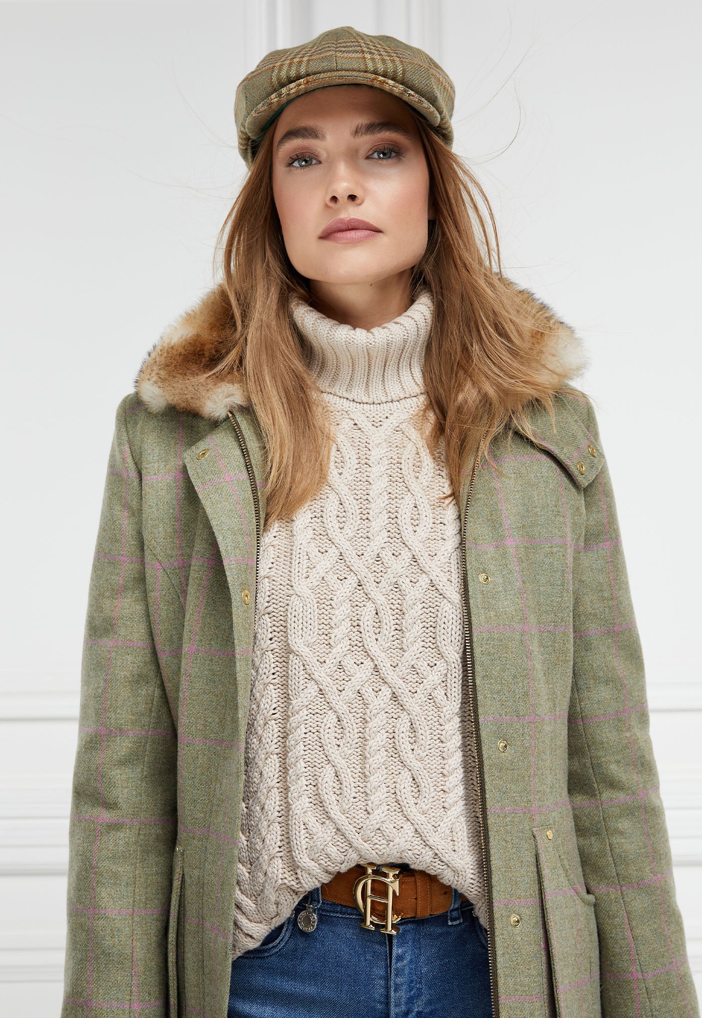 Baker Boy Tweed Cap - Leveret