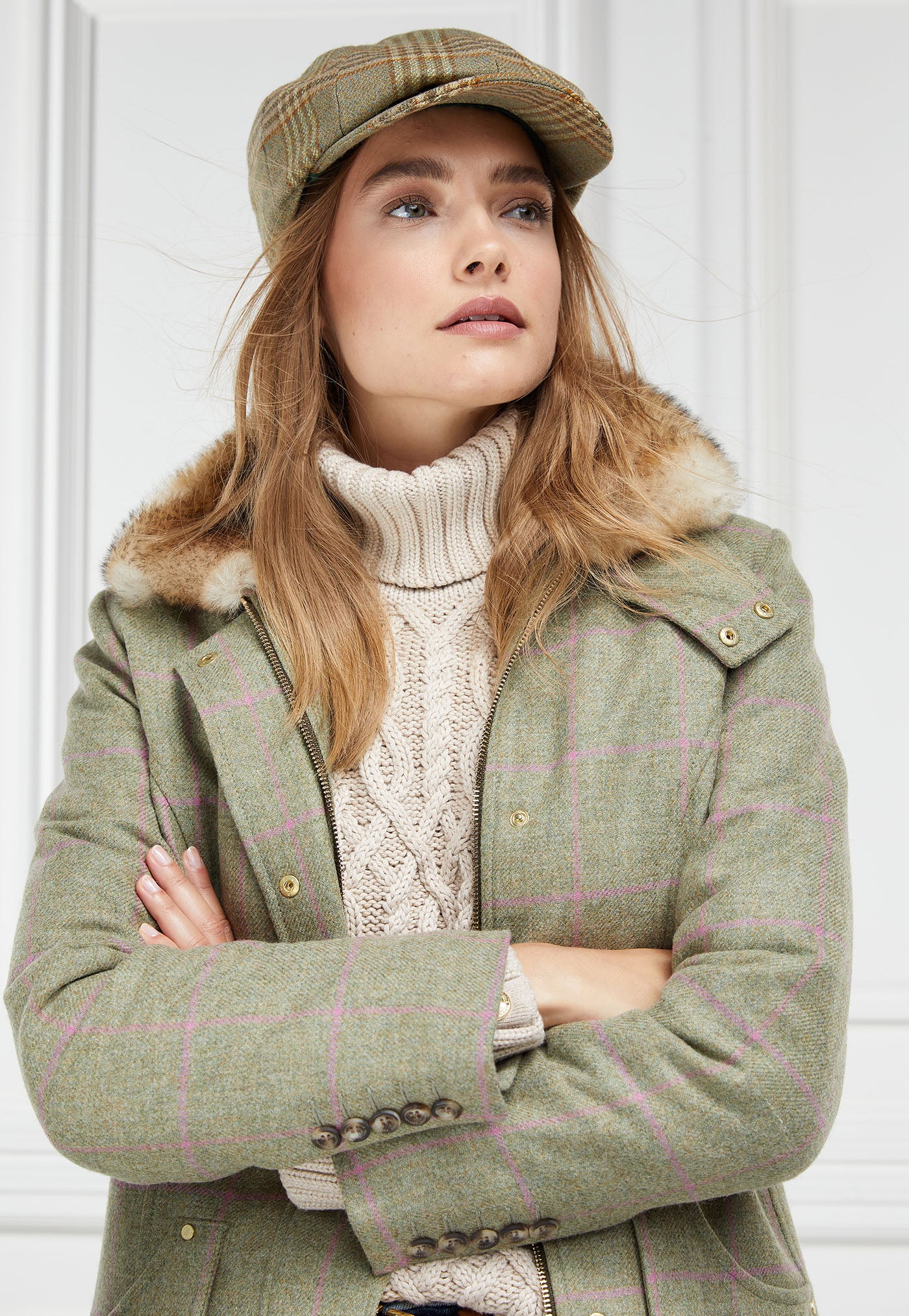 Baker Boy Tweed Cap - Leveret