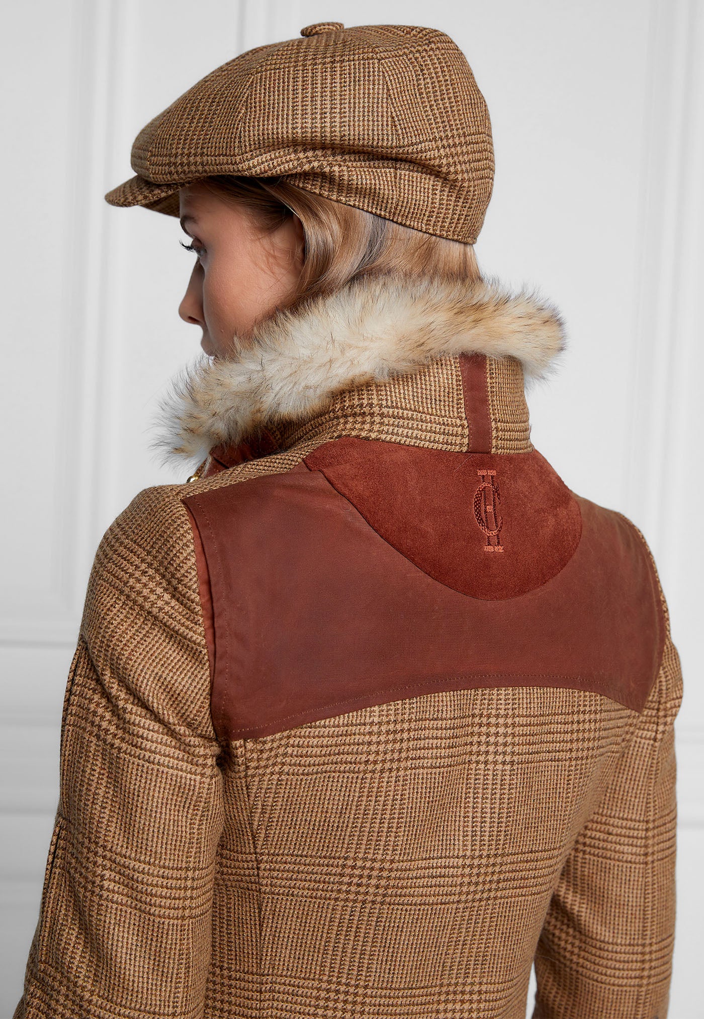 Baker Boy Tweed Cap - Tawny
