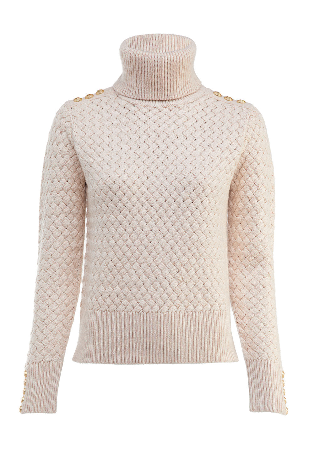 Basket Weave Jumper - Oatmeal sold by Angel Divine