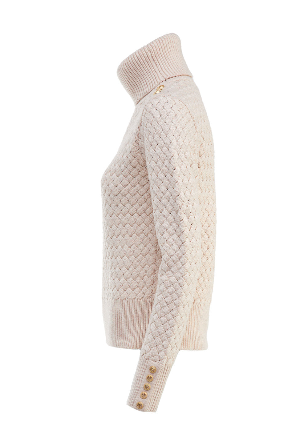 Basket Weave Jumper - Oatmeal sold by Angel Divine