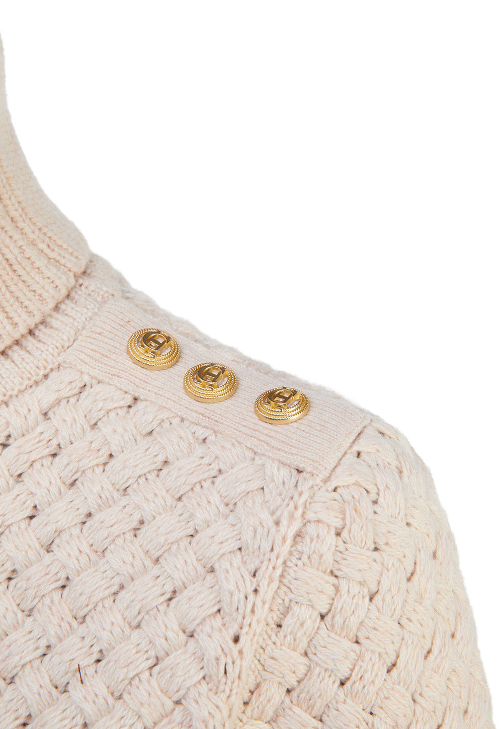 Basket Weave Jumper - Oatmeal sold by Angel Divine