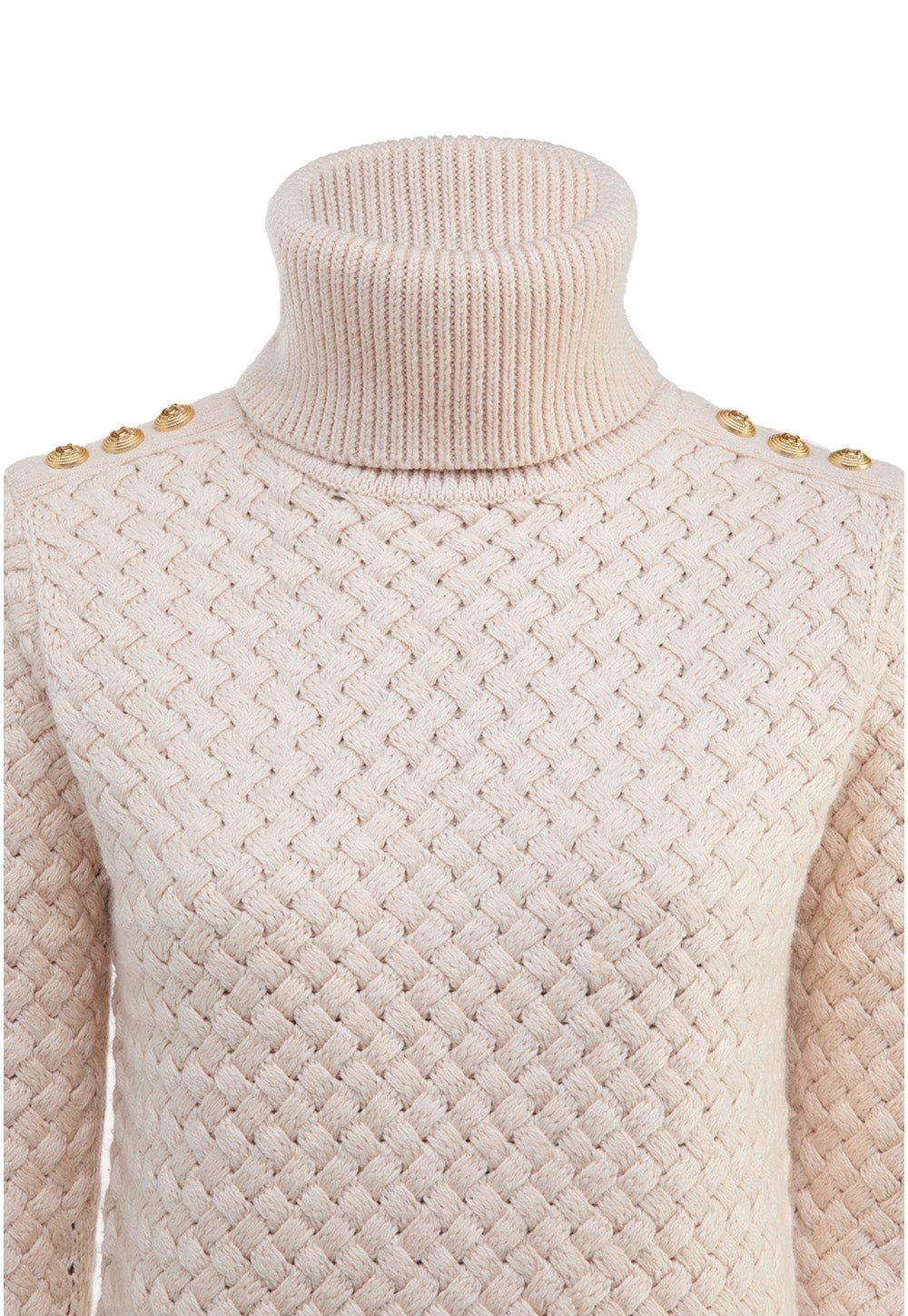 Basket Weave Jumper - Oatmeal sold by Angel Divine