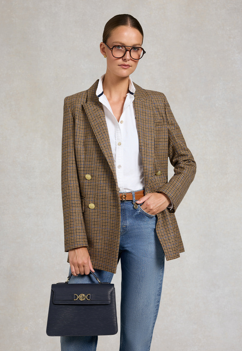 Belgravia Blazer - Abbot Check Tweed