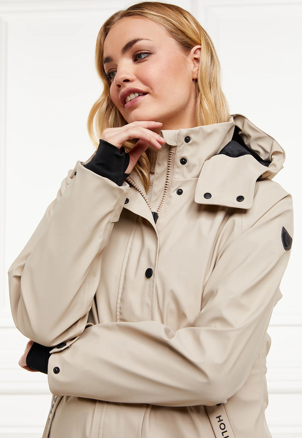 Chartwell Rain Parka - Stone sold by Angel Divine