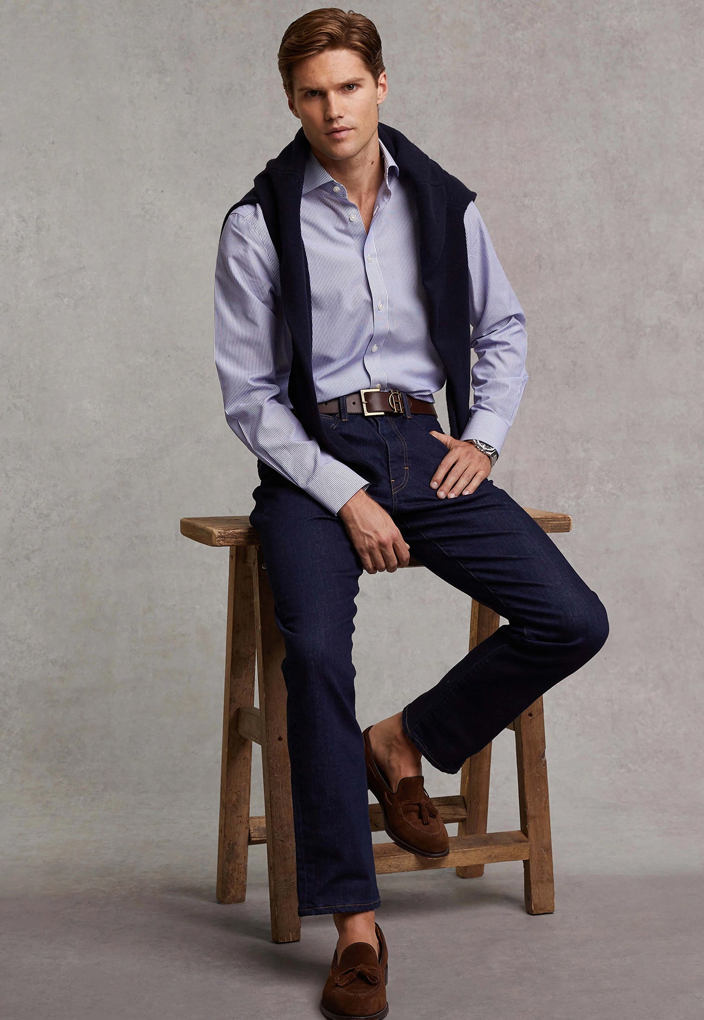 Mens Classic Straight Jean - Dark Indigo