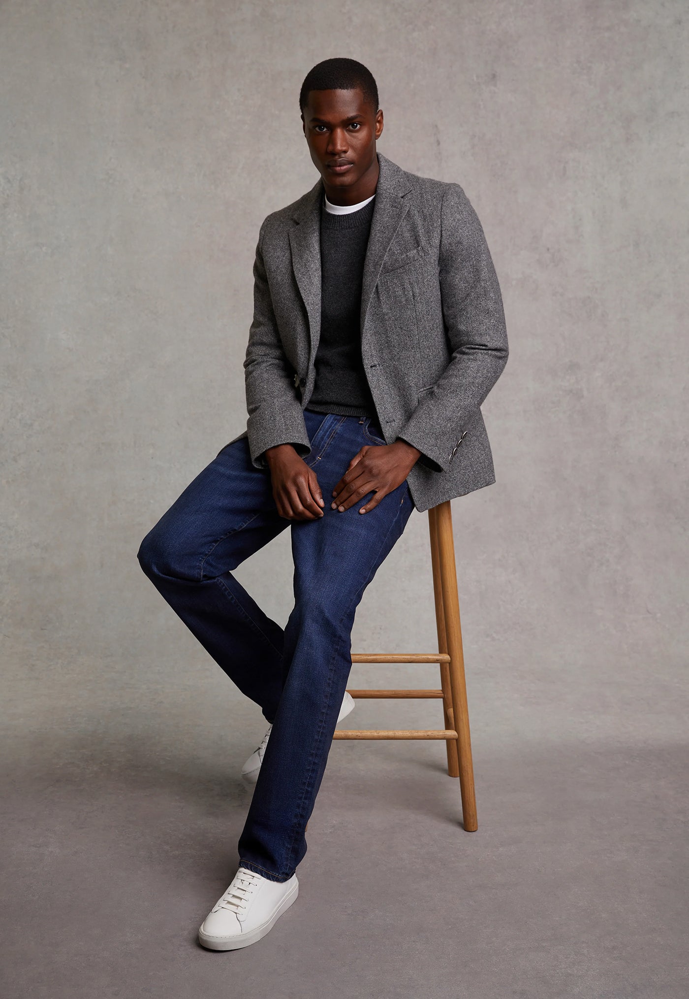 Mens Classic Straight Jean - Washed Indigo