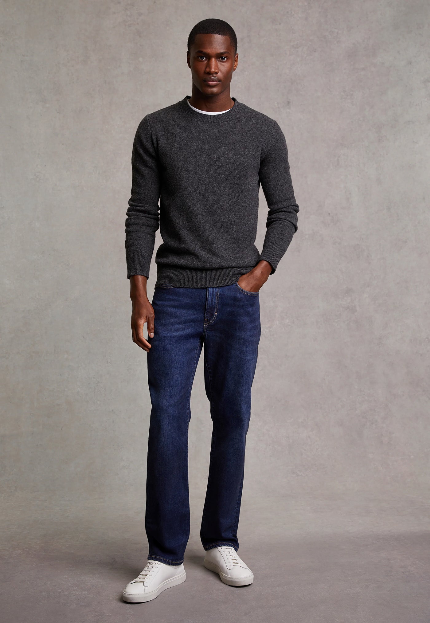 Mens Classic Straight Jean - Washed Indigo