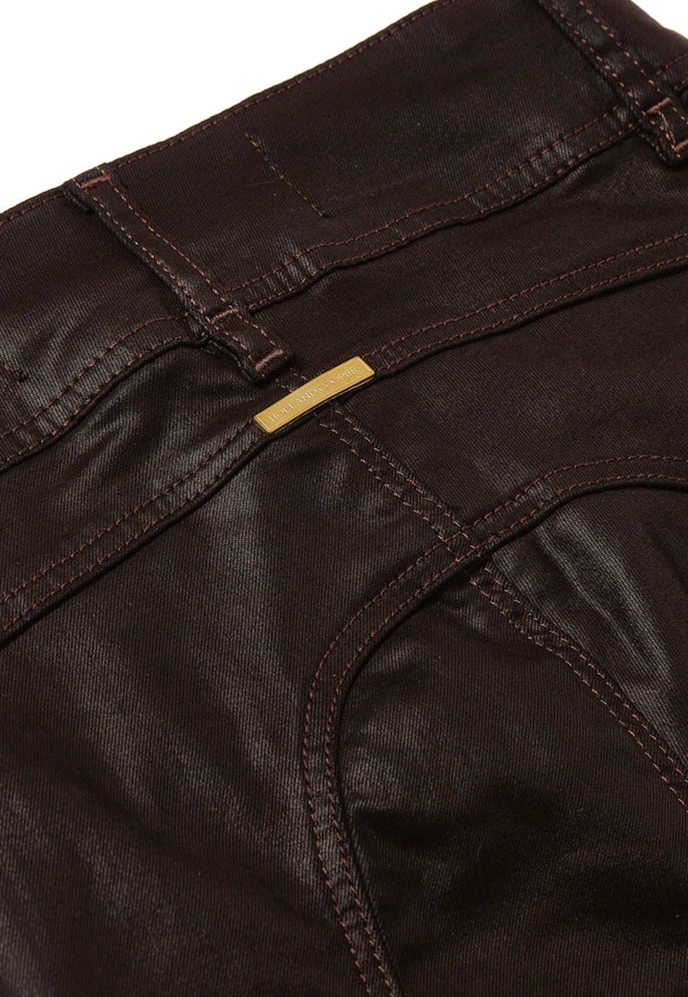 Coated Jodhpur Jean - Chocolate