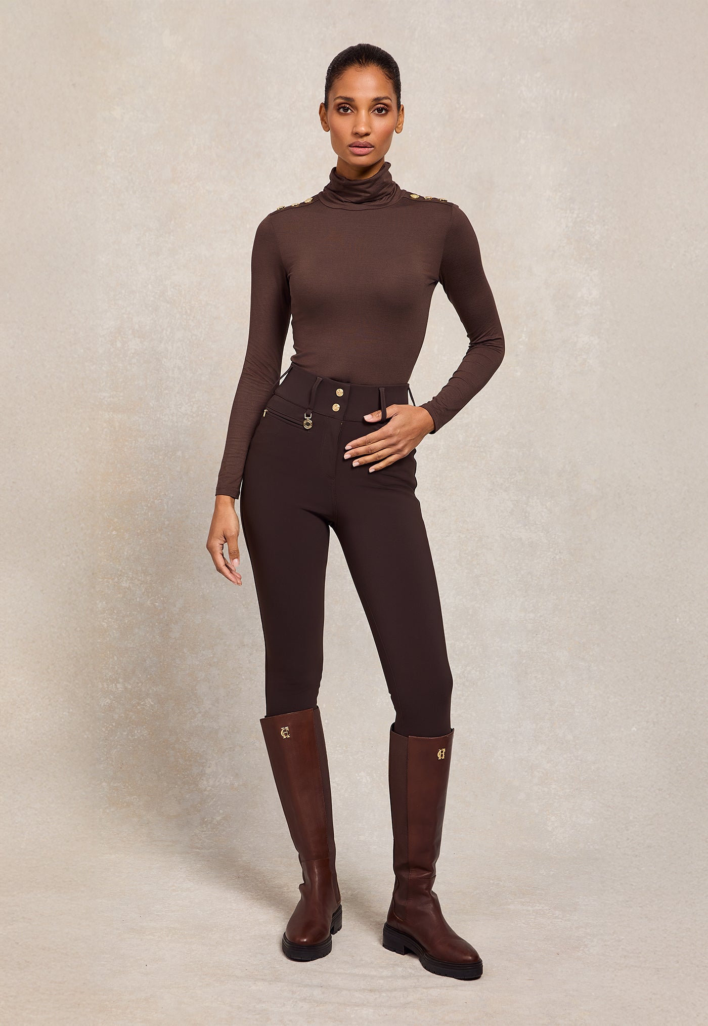Contour Trouser - Chocolate