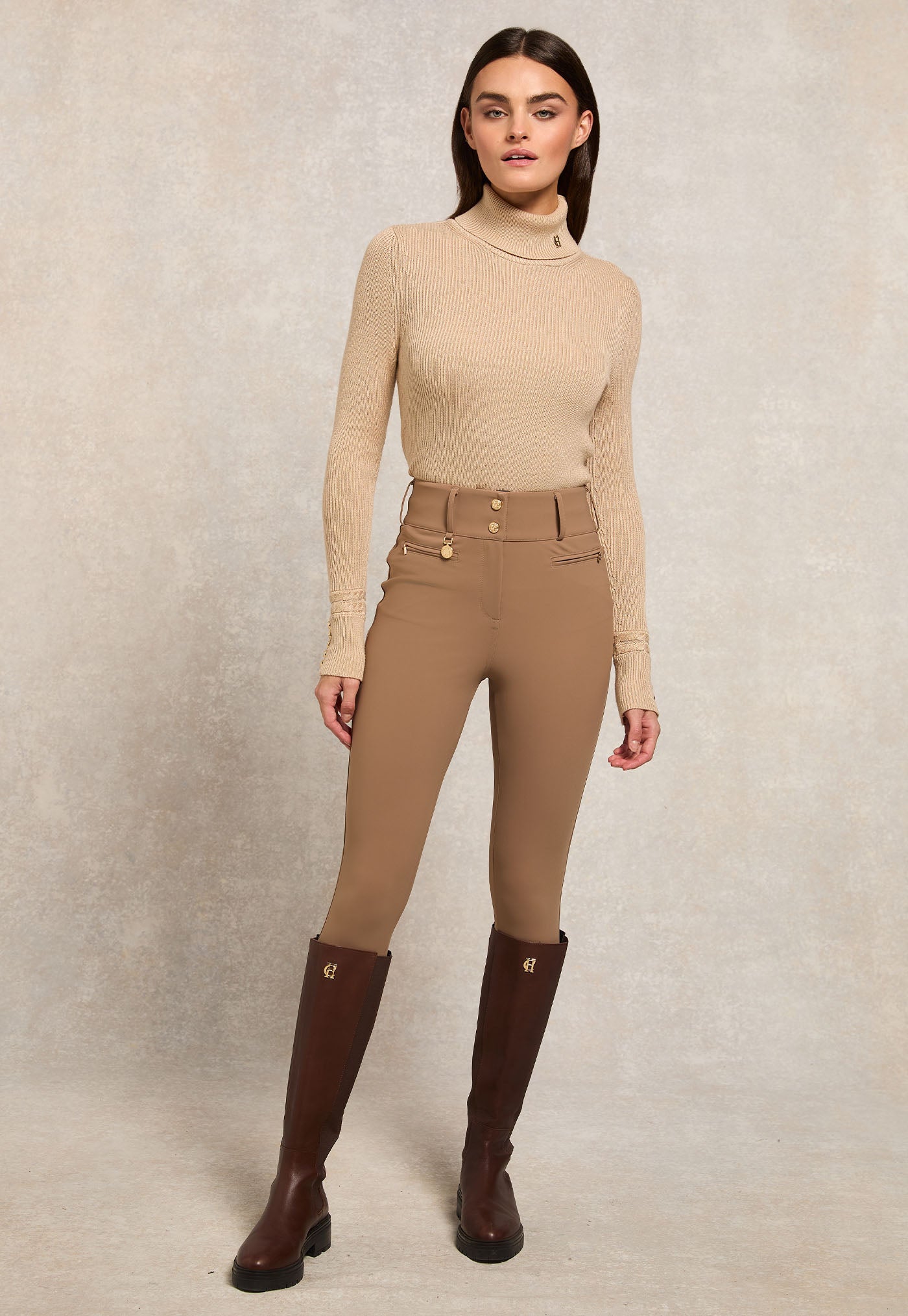 Contour Trouser - Taupe
