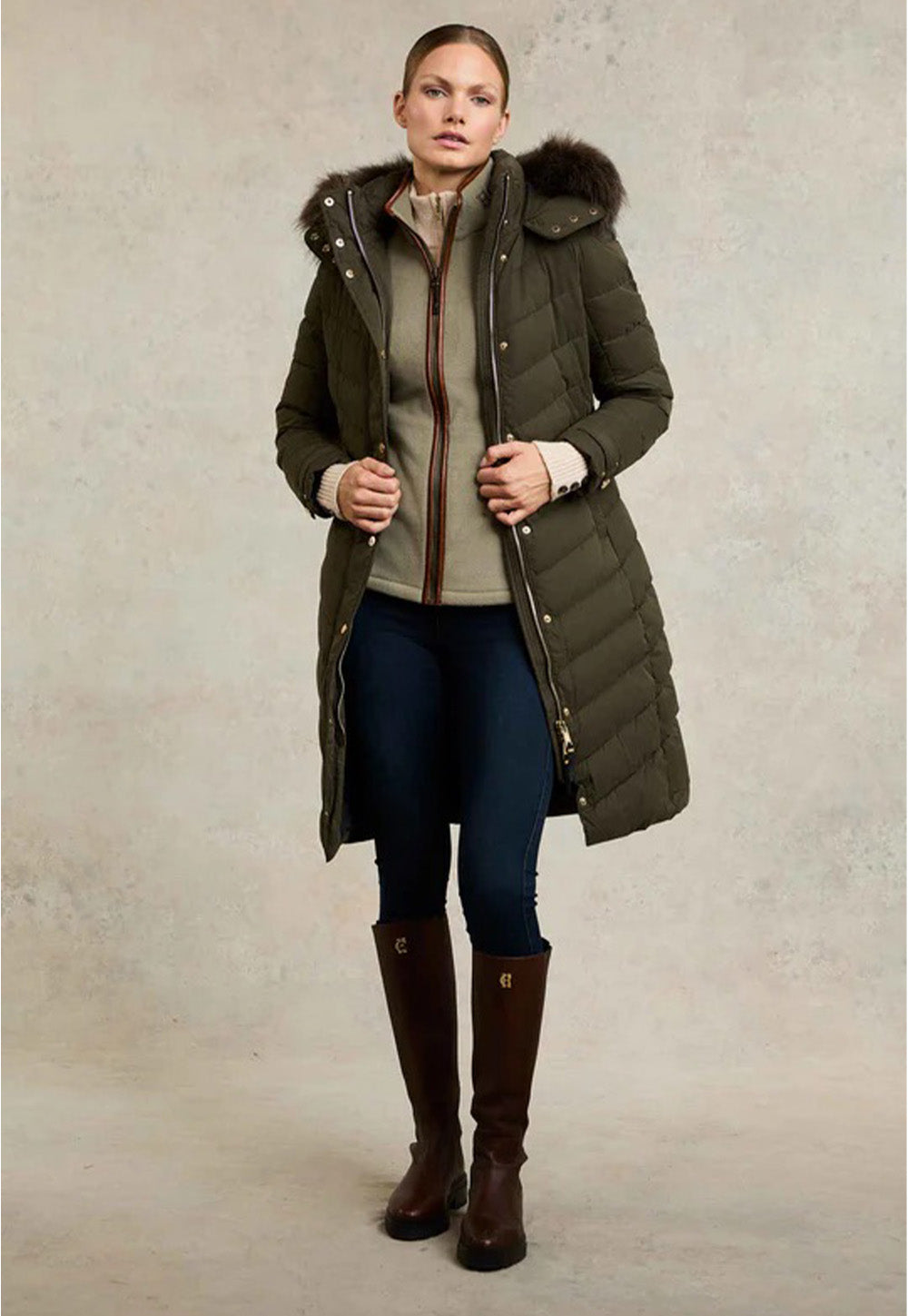 Country Fleece Gilet - Sage