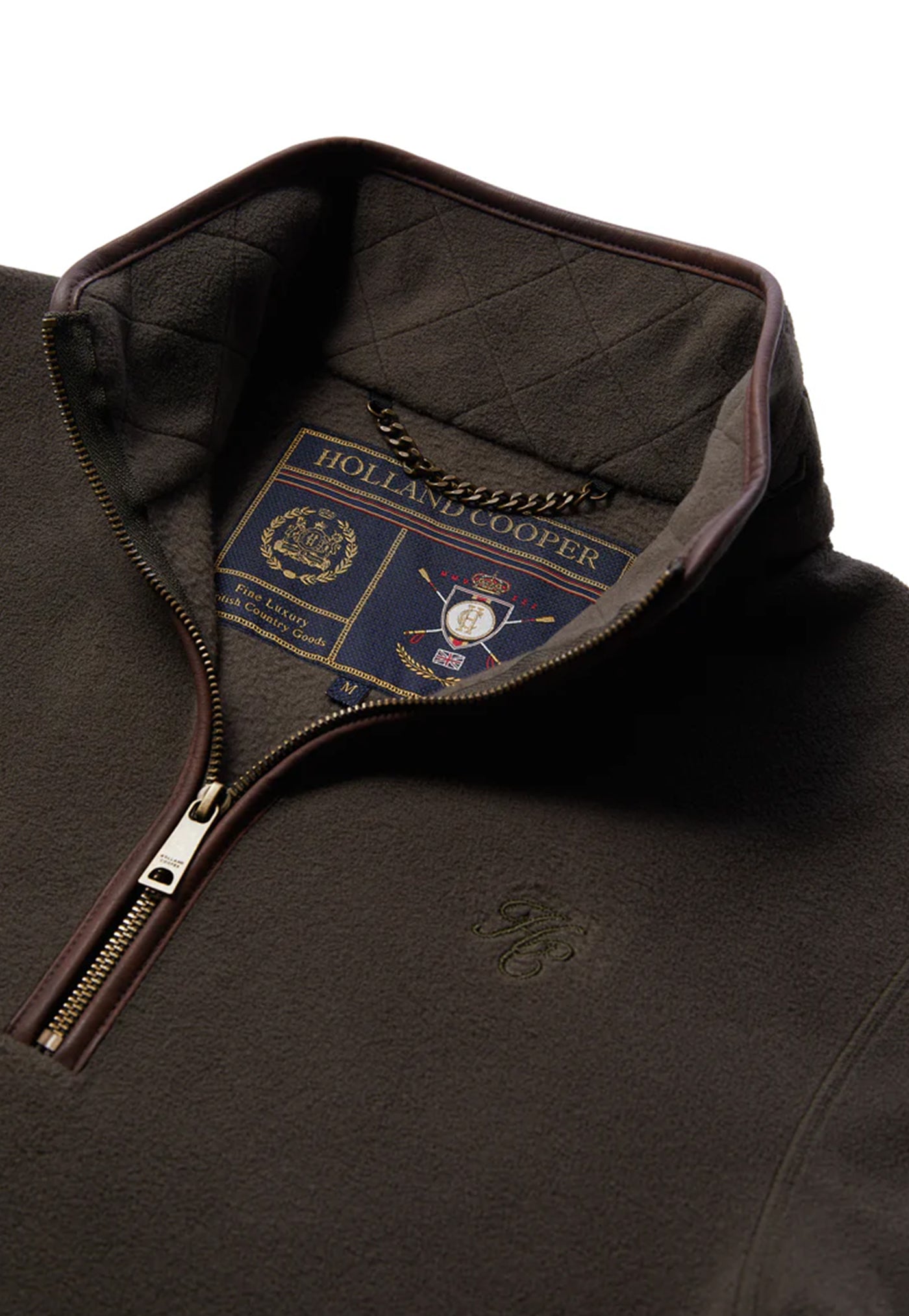 Men's Country Fleece Quarter Zip - Khaki