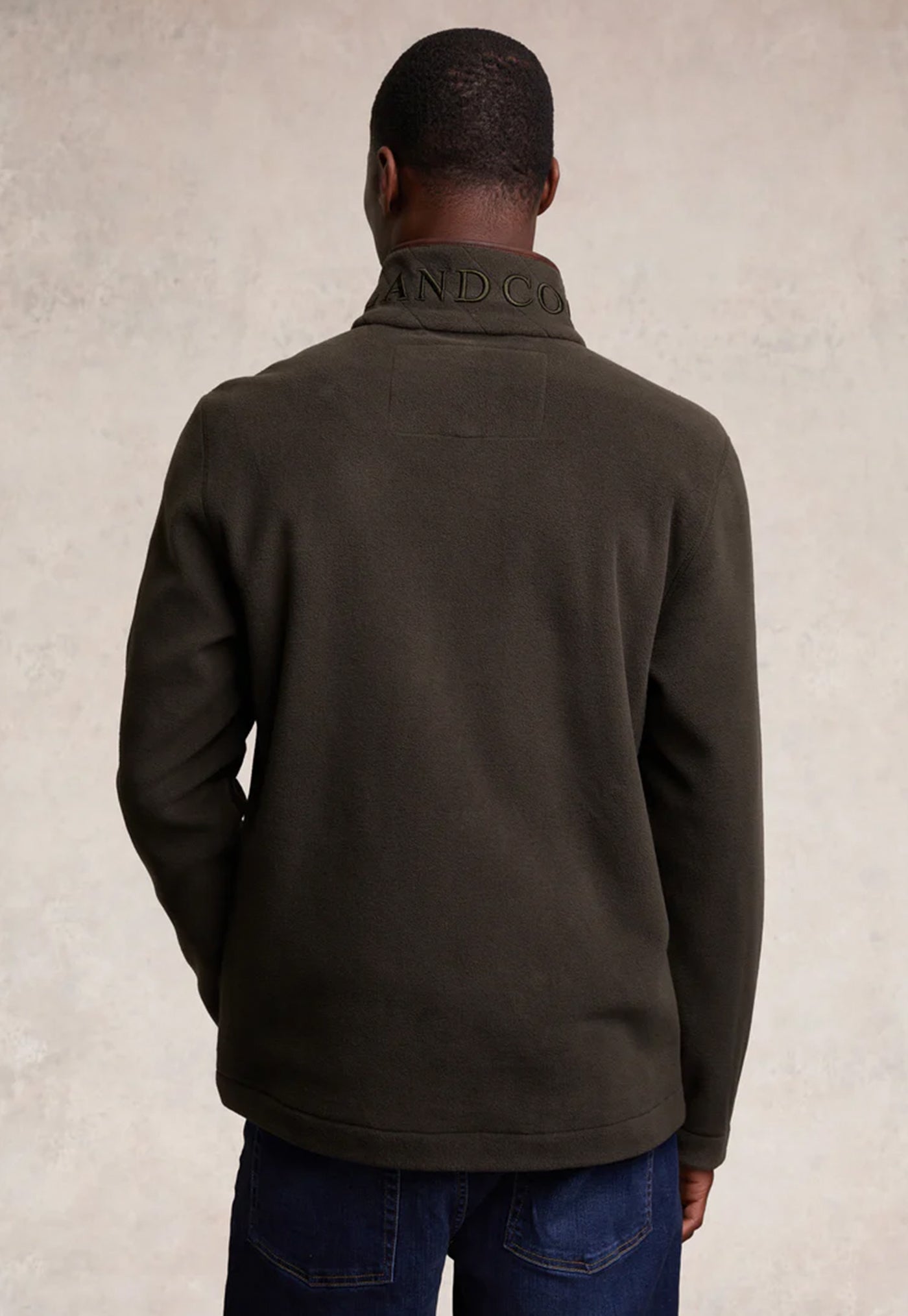 Men's Country Fleece Quarter Zip - Khaki