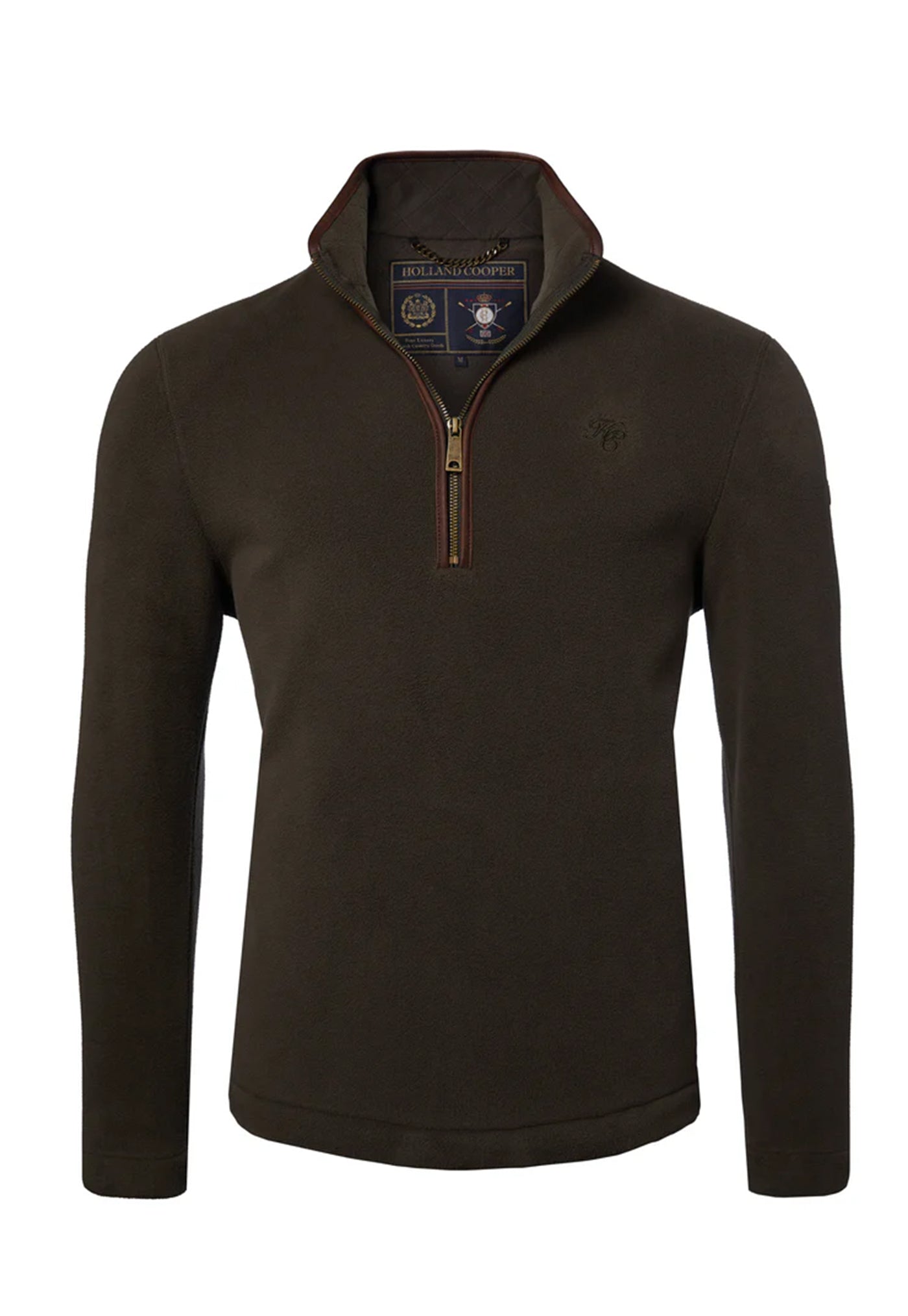 Men's Country Fleece Quarter Zip - Khaki