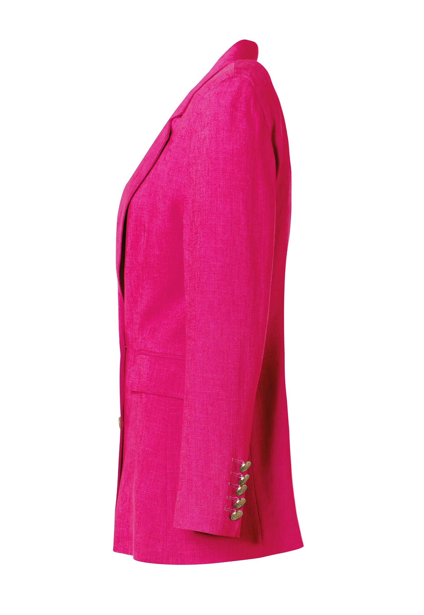Double Breasted Blazer - Hot Pink sold by Angel Divine