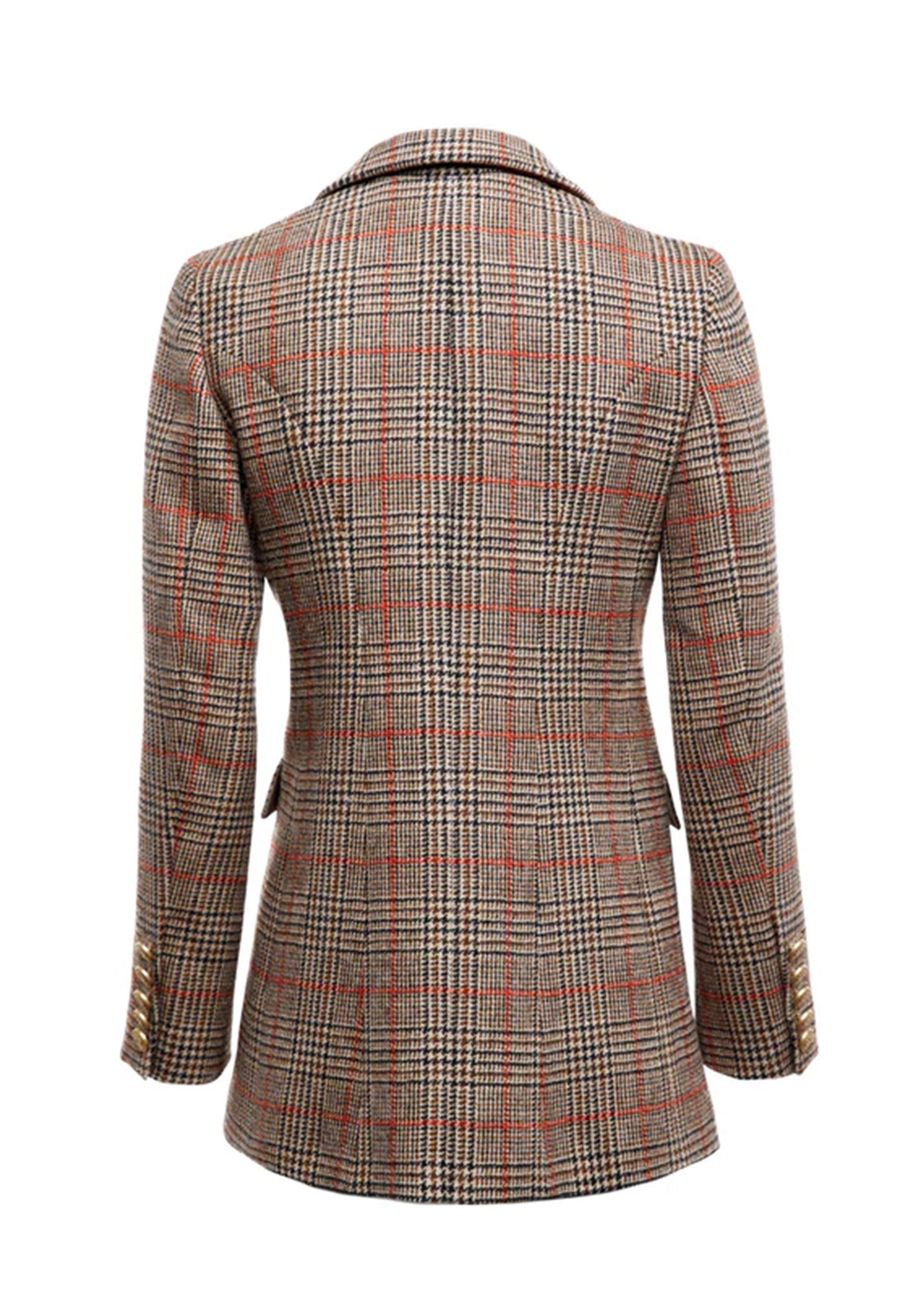 Double Breasted Blazer - Orange Windsor